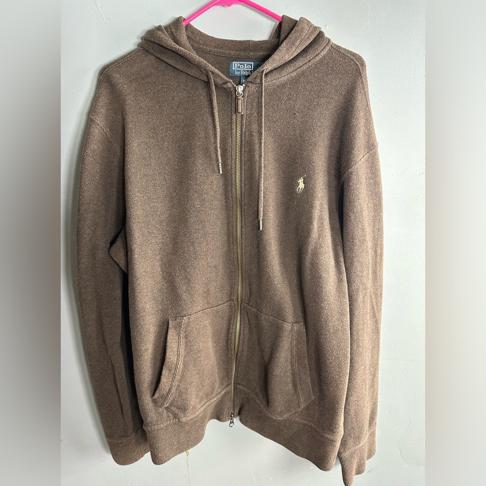 Polo Ralph Lauren Mocha Brown Hoodie 2XL XXL